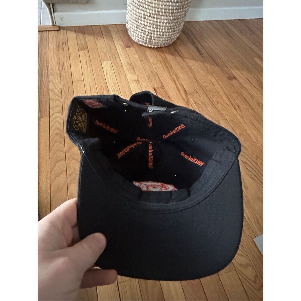 Gumball 3000 OG Embroidered Logo Black Hat Car Racing Cap - Picture 5 of 5